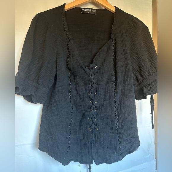 Scarlet Darkness Whitchy Adjustable Lacing At Front size L - Picture 4 of 10